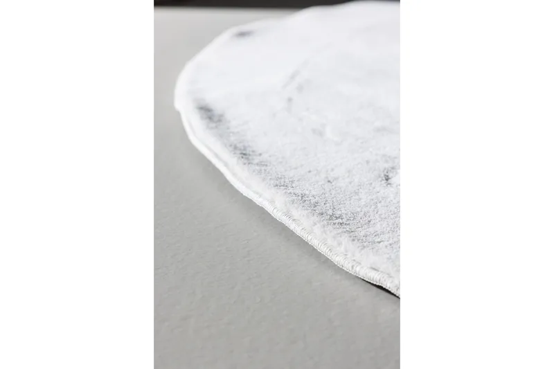 Nixie Plastmatte 200 cm Rund - Hvid - Tekstiler & tepper - Teppe & matte - Utendørs tepper - Plasttepper