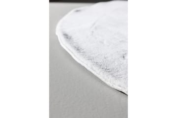 Nixie Plastmatte 200 cm Rund - Hvid - Tekstiler & tepper - Teppe & matte - Utendørs tepper - Plasttepper