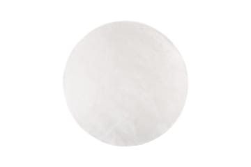 Nixie Plastmatte 200 cm Rund - Hvid - Tekstiler & tepper - Teppe & matte - Utendørs tepper - Plasttepper