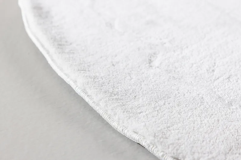 Nixie Plastmatte 200 cm Rund - Hvid - Tekstiler & tepper - Teppe & matte - Utendørs tepper - Plasttepper