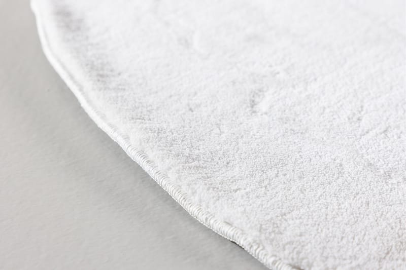 Nixie Plastmatte 200 cm Rund - Hvid - Tekstiler & tepper - Teppe & matte - Utendørs tepper - Plasttepper