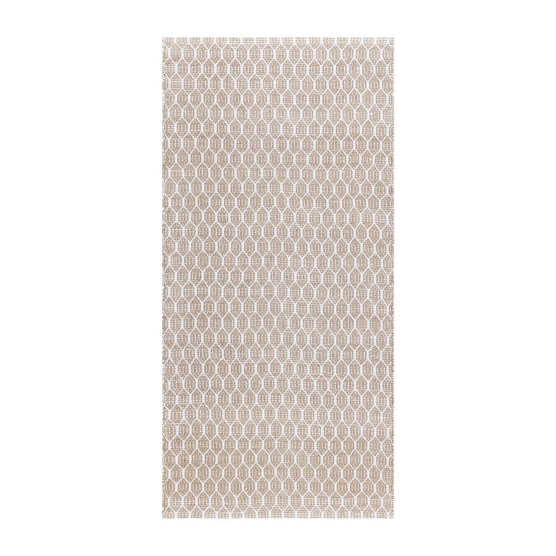 Plastteppe Hilma Link - 150x220 cm, Lin - Tekstiler & tepper - Teppe & matte - Utendørs tepper - Plasttepper