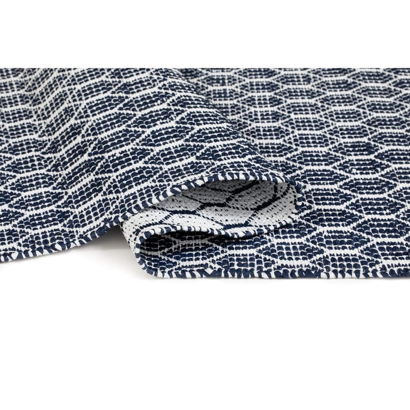 Plastteppe Hilma Link - 70x150 cm, Blå - Tekstiler & tepper - Teppe & matte - Utendørs tepper - Plasttepper