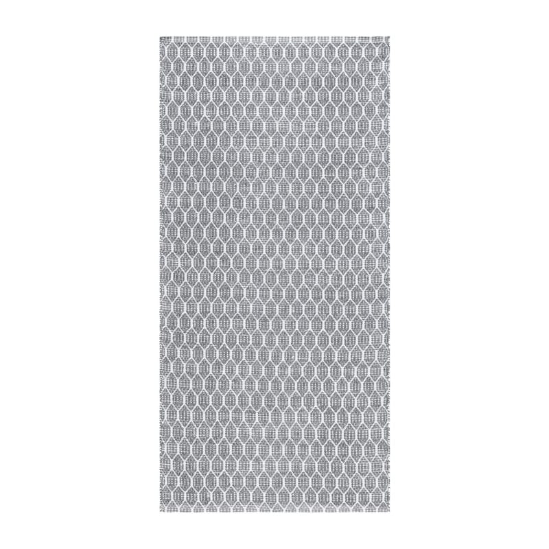 Plastteppe Hilma Link - 70x200 cm, Grå - Tekstiler & tepper - Teppe & matte - Utendørs tepper - Plasttepper