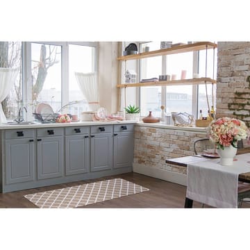 Plastteppe Hilma Wave - 150x220 cm, Lin - Tekstiler & tepper - Teppe & matte - Utendørs tepper - Plasttepper