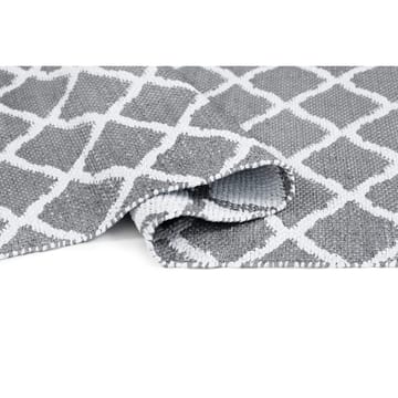 Plastteppe Hilma Wave - 70x150 cm, Grå - Tekstiler & tepper - Teppe & matte - Utendørs tepper - Plasttepper