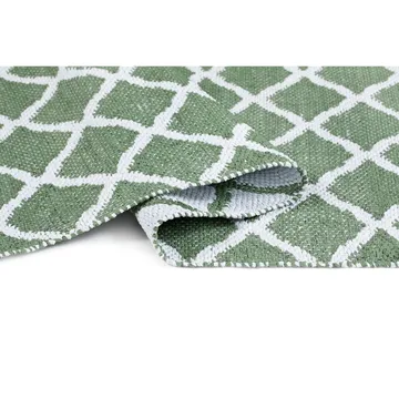 Plastteppe Hilma Wave - 70x150 cm, Grønn - Tekstiler & tepper - Teppe & matte - Utendørs tepper - Plasttepper