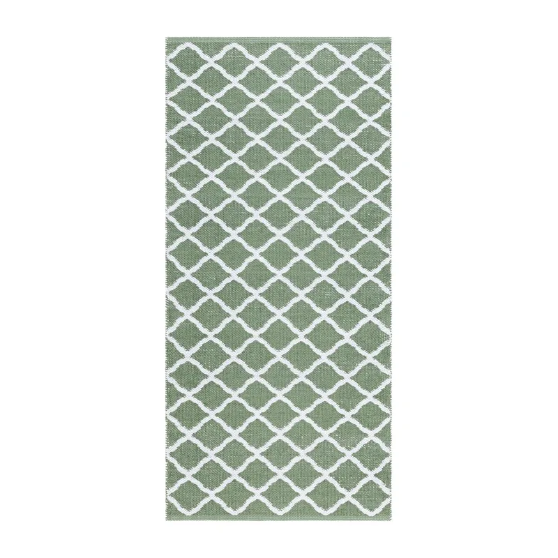 Plastteppe Hilma Wave, 70x200 cm, Grønn