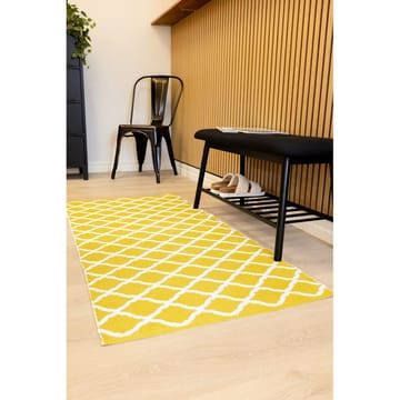Plastteppe Hilma Wave - 70x200 cm, Gul - Tekstiler & tepper - Teppe & matte - Moderne matte - Wiltontepper