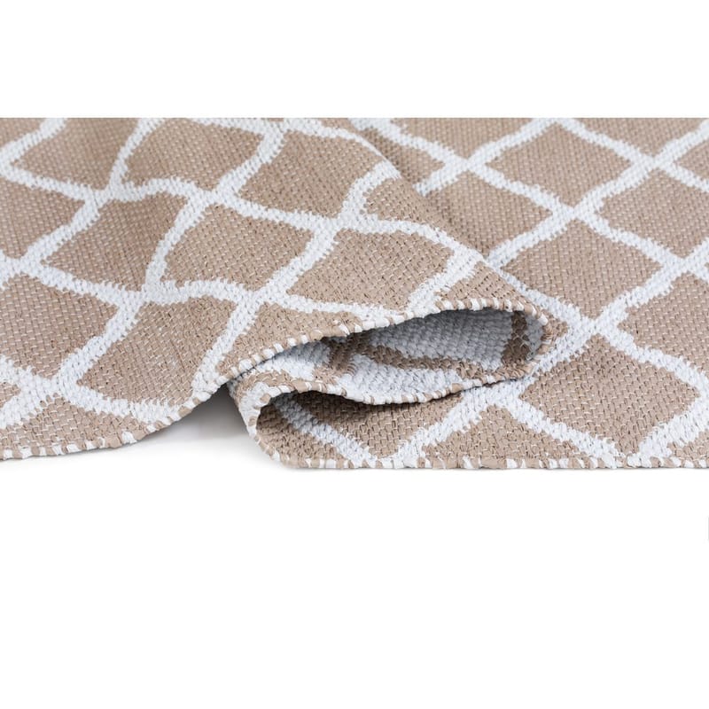 Plastteppe Hilma Wave - 70x200 cm, Lin - Tekstiler & tepper - Teppe & matte - Utendørs tepper - Plasttepper