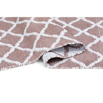 Plastteppe Hilma Wave - 70x200 cm, Rosa - Tekstiler & tepper - Teppe & matte - Utendørs tepper - Plasttepper