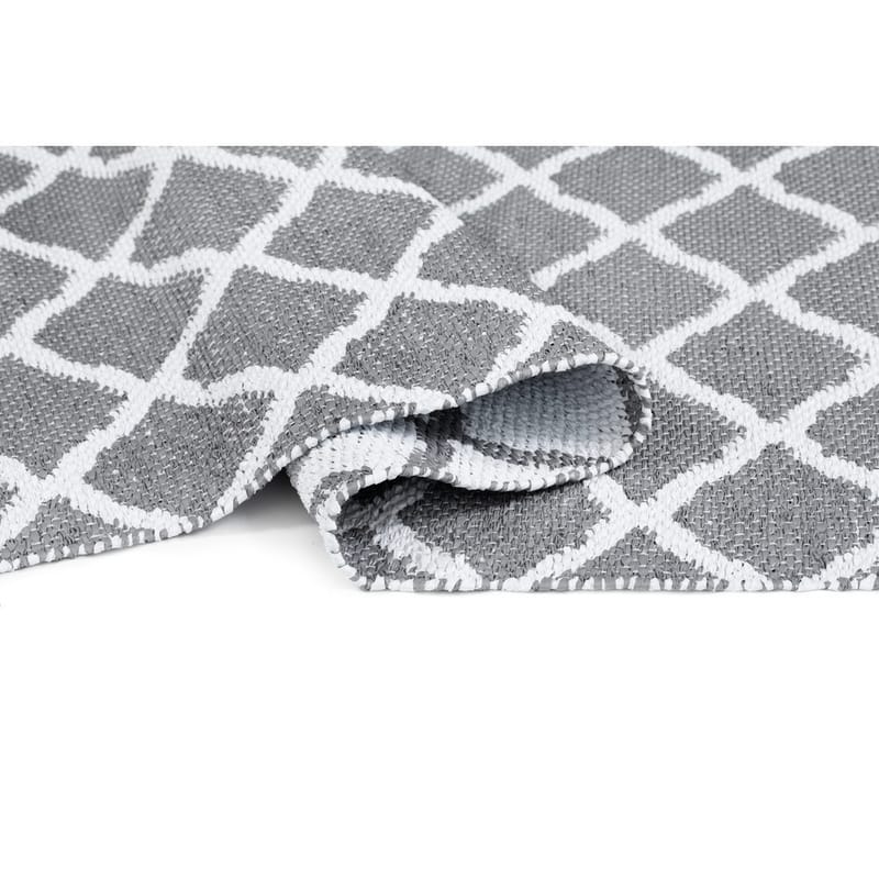 Plastteppe Hilma Wave - 70x250 cm, Grå - Tekstiler & tepper - Teppe & matte - Utendørs tepper - Plasttepper