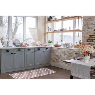 Plastteppe Hilma Wave - 70x300 cm, Rosa - Tekstiler & tepper - Teppe & matte - Utendørs tepper - Plasttepper