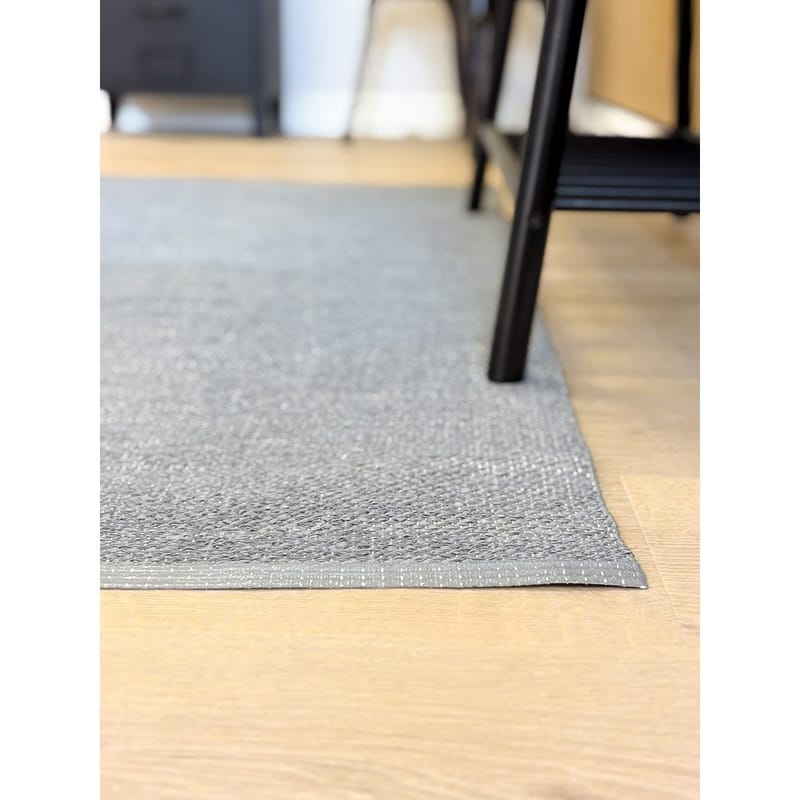 Plastteppe Hilma Plain - 70x250 cm, Grå - Tekstiler & tepper - Teppe & matte - Utendørs tepper - Plasttepper