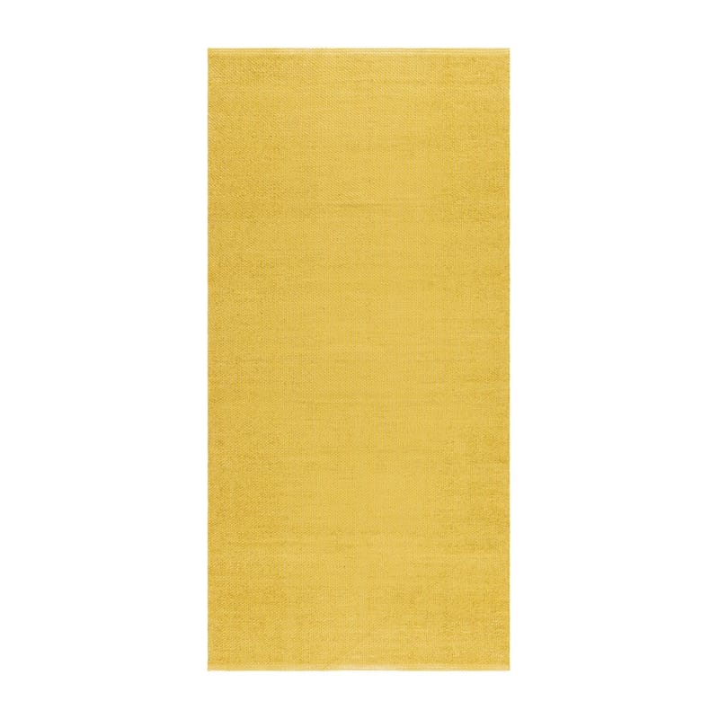 Plastteppe Hilma Plain - 70x300 cm, Gul - Tekstiler & tepper - Teppe & matte - Utendørs tepper - Plasttepper