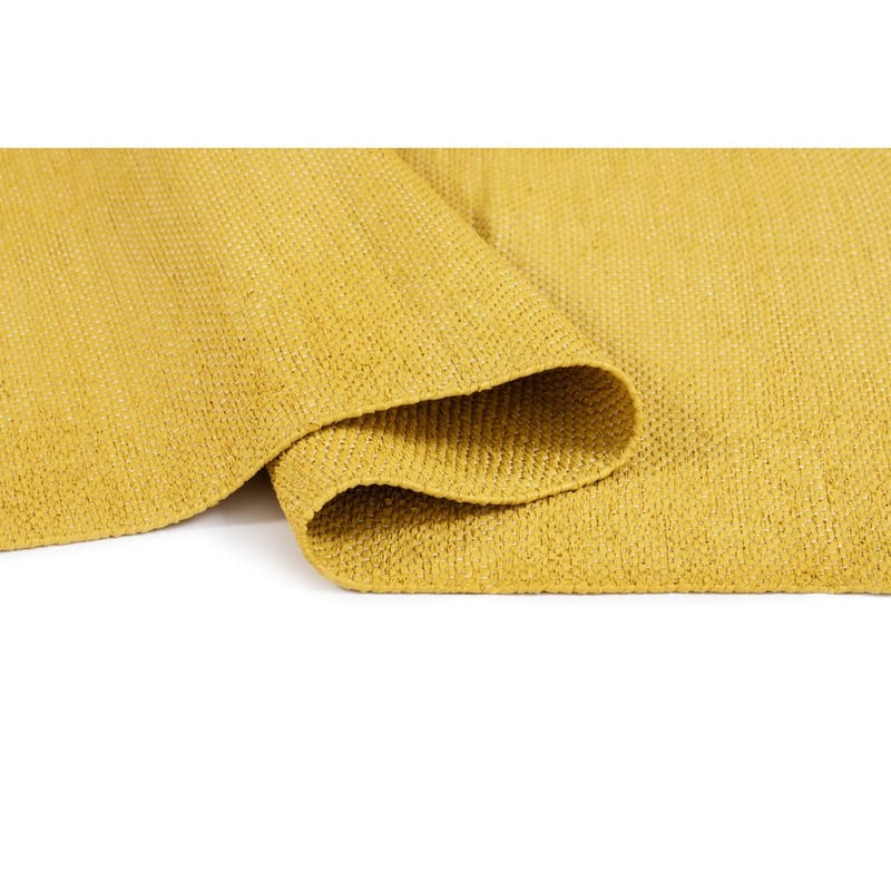 Plastteppe Hilma Plain - 70x250 cm, Gul - Tekstiler & tepper - Teppe & matte - Utendørs tepper - Plasttepper