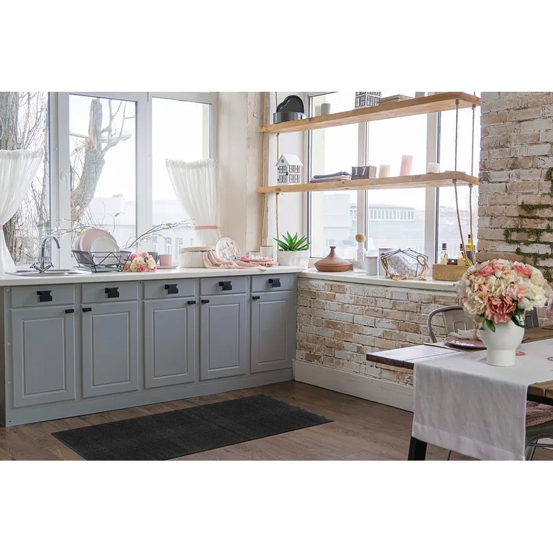 Plastteppe Hilma Plain - 70x300 cm, Svart - Tekstiler & tepper - Teppe & matte - Utendørs tepper - Plasttepper