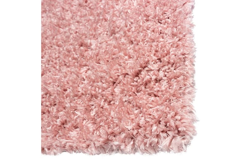 Flossteppe med høy luv rosa 160x230 cm 50 mm - Rosa - Plasttepper - Plastmatte balkong