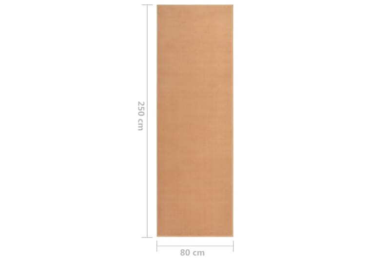 Gulvteppe BCF beige 80x250 cm - Beige - Plastmatte balkong - Plasttepper