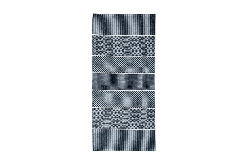 Plastmatte Alfie 70x50 Vendbar PVC Blå - Horredsmattan - Tekstiler & tepper - Teppe & matte - Utendørs tepper - Plasttepper