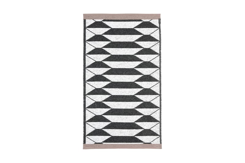 Plastmatte Floow B&W Urd 80x210 Vendbar PVC - Plasttepper - Plastmatte balkong - Plastmatte kjøkken & kjøkkenteppe