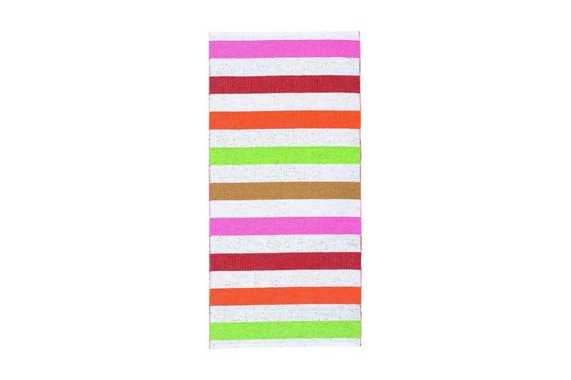 Plastmatte Happy 70x100 Vendbar PVC Rød - Horredsmattan - Tekstiler & tepper - Teppe & matte - Utendørs tepper - Plasttepper
