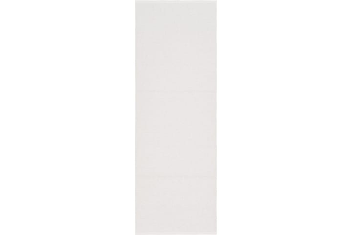 Plastmatte Solo 70x150 Hvit - Horredsmattan - Plastmatte balkong - Plasttepper