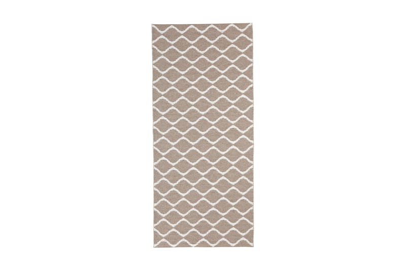 Plastmatte Wave 70x50 Vendbar PVC Beige - Horredsmattan - Tekstiler & tepper - Teppe & matte - Utendørs tepper - Plasttepper