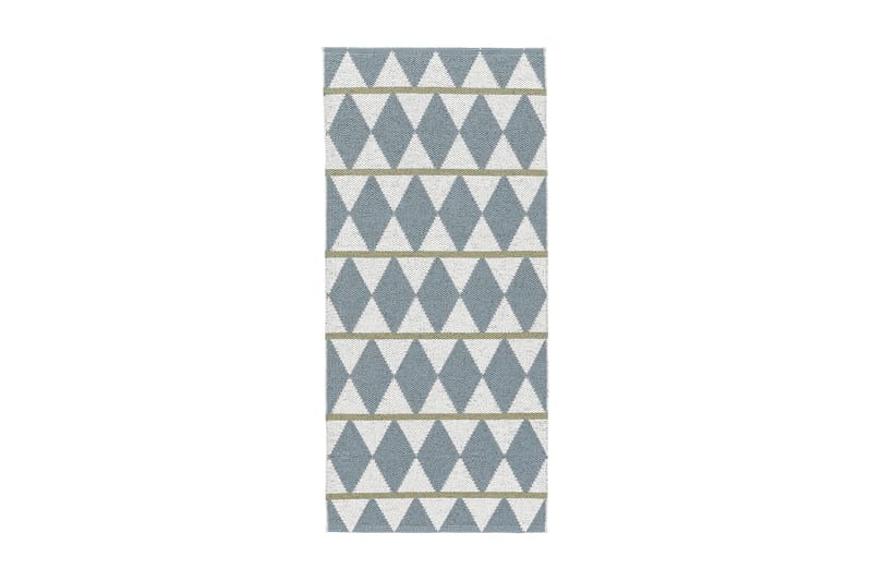 Plastmatte Zigge 70x200 Vendbar PVC Blå - Horredsmattan - Tekstiler & tepper - Teppe & matte - Utendørs tepper - Plasttepper