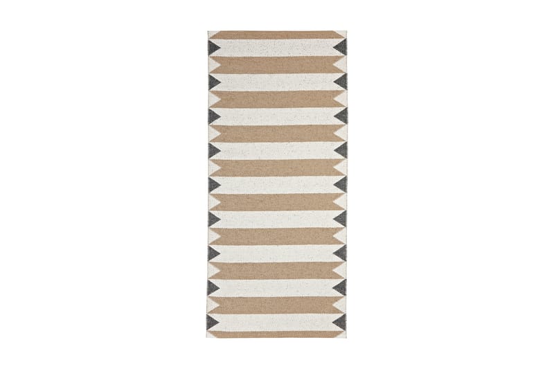 Plastmatte Peak 70x250 Vendbar PVC Beige - Horredsmattan - Tekstiler & tepper - Teppe & matte - Utendørs tepper - Plasttepper