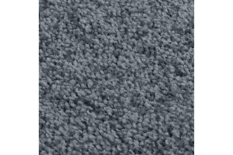 Teppe med kort luv 140x200 cm antrasitt - Antrasittgrå - Plastmatte balkong - Plasttepper