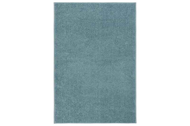 Teppe med kort luv 160x230 cm blå - Bl�å - Plastmatte balkong - Plasttepper