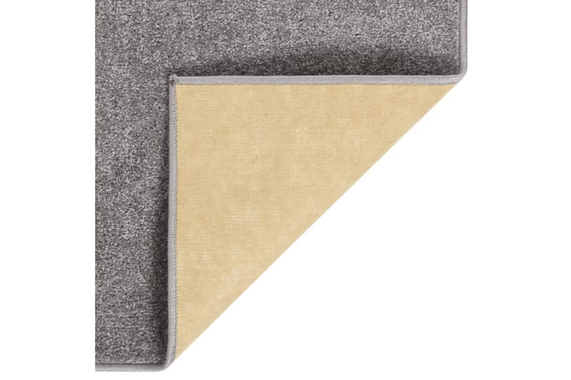 Teppe med kort luv 160x230 cm grå - Grå - Plastmatte balkong - Plasttepper