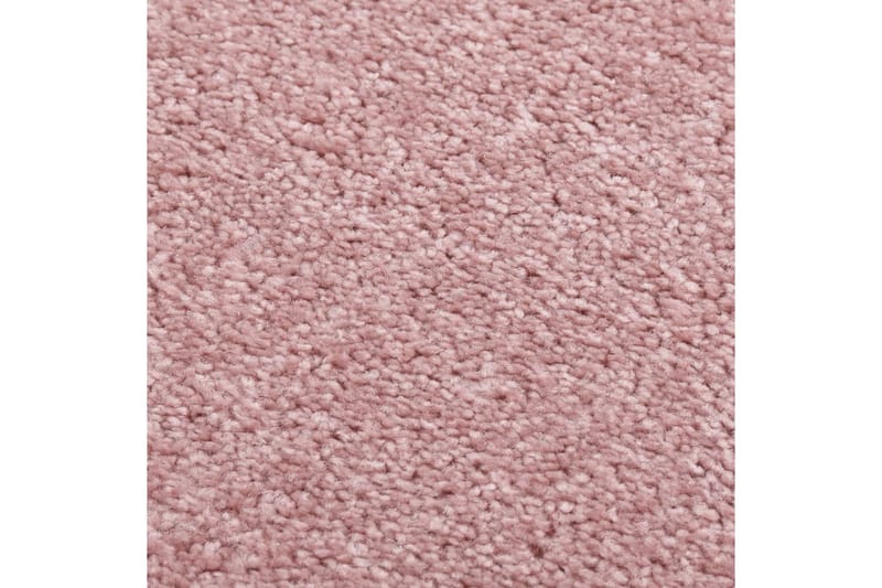 Teppe med kort luv 160x230 cm rosa - Rosa - Plastmatte balkong - Plasttepper