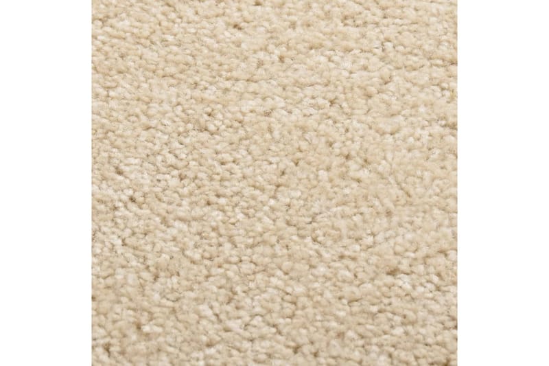 Teppe med kort luv 240x340 cm beige - Beige - Plastmatte balkong - Plasttepper