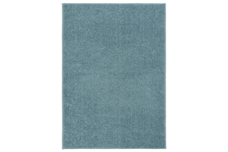Teppe med kort luv 240x340 cm blå - Blå - Plasttepper - Plastmatte balkong