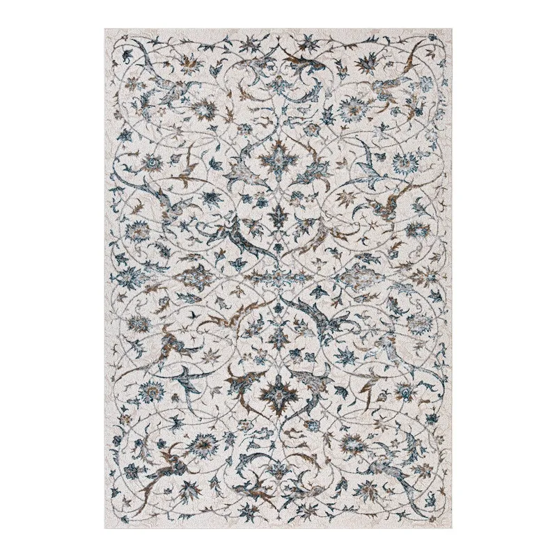 Teppe Jutmar 200x285 cm, Beige/blå