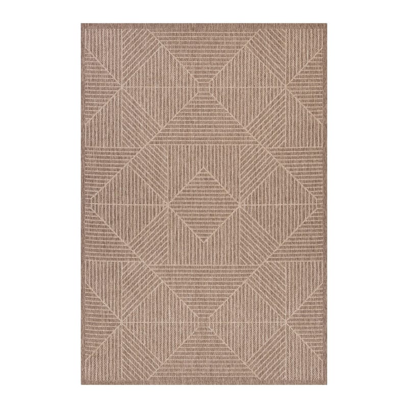 Teppe Kolvi Outdoor 160x230 cm, Brun