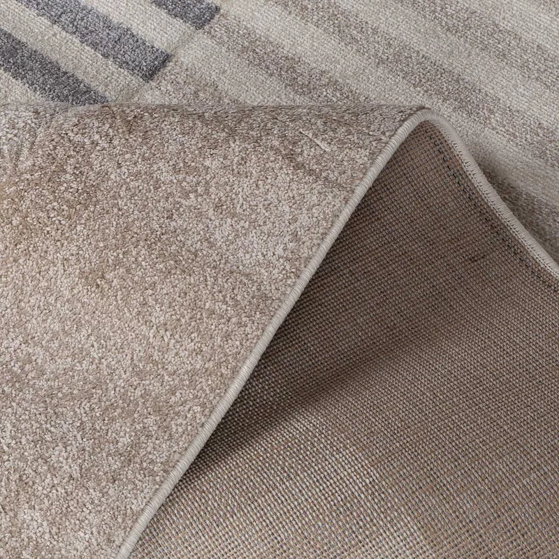 Teppe Navon Carved 100x150 cm - Grå/Beige - Tekstiler & tepper - Teppe & matte - Utendørs tepper - Plasttepper