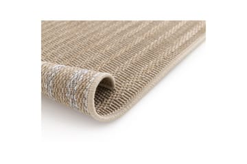 Tepper Hillerstorp Belle uteplassmatte 160x230 cm Beigebrun - Beigebrun - Tekstiler & tepper - Teppe & matte - Utendørs tepper