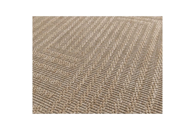 Tepper Hillerstorp Belle uteplassmatte 160x230 cm Beigebrun - Beigebrun - Tekstiler & tepper - Teppe & matte - Utendørs tepper
