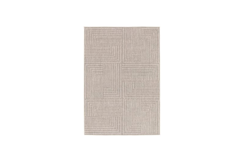 Tepper Hillerstorp Belle uteplassmatte 240x340 cm Grå - Grå - Tekstiler & tepper - Teppe & matte - Utendørs tepper