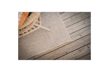 Tepper Hillerstorp Belle uteplassmatte 240x340 cm Grå - Grå - Tekstiler & tepper - Teppe & matte - Utendørs tepper