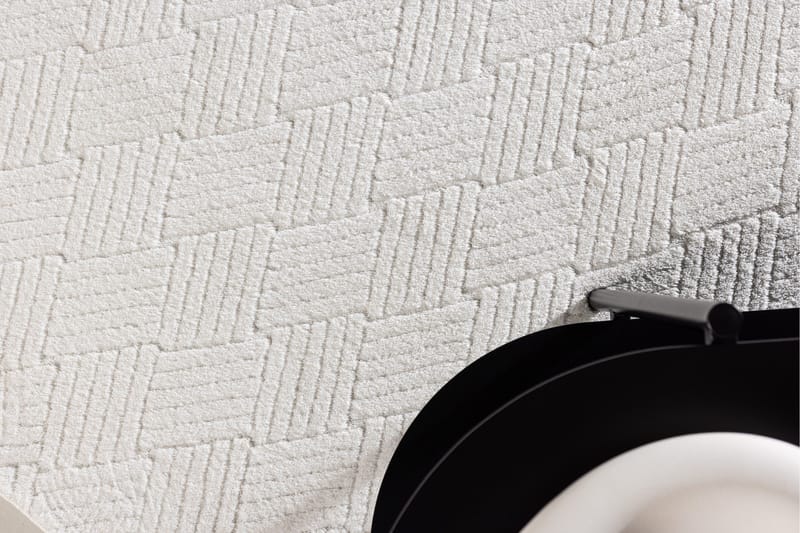 Todd Plastmatte 160x230 cm - Hvid - Tekstiler & tepper - Teppe & matte - Utendørs tepper - Plasttepper