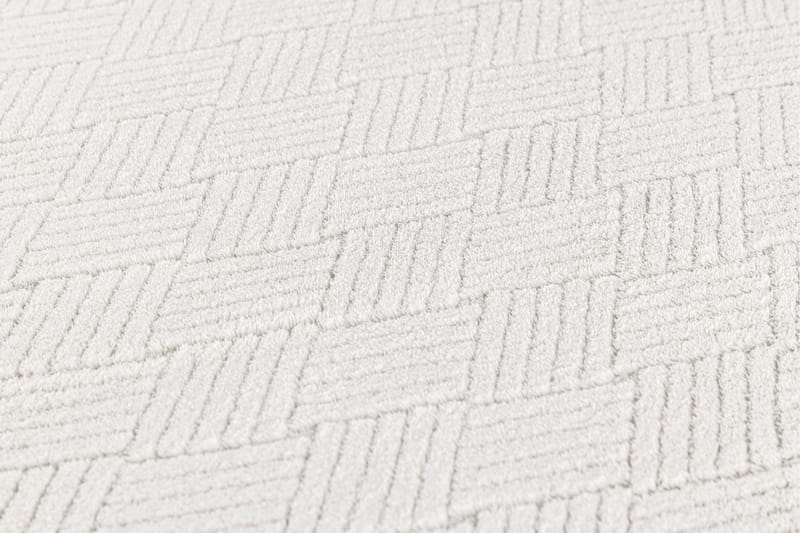 Todd Plastmatte 160x230 cm - Hvid - Tekstiler & tepper - Teppe & matte - Utendørs tepper - Plasttepper