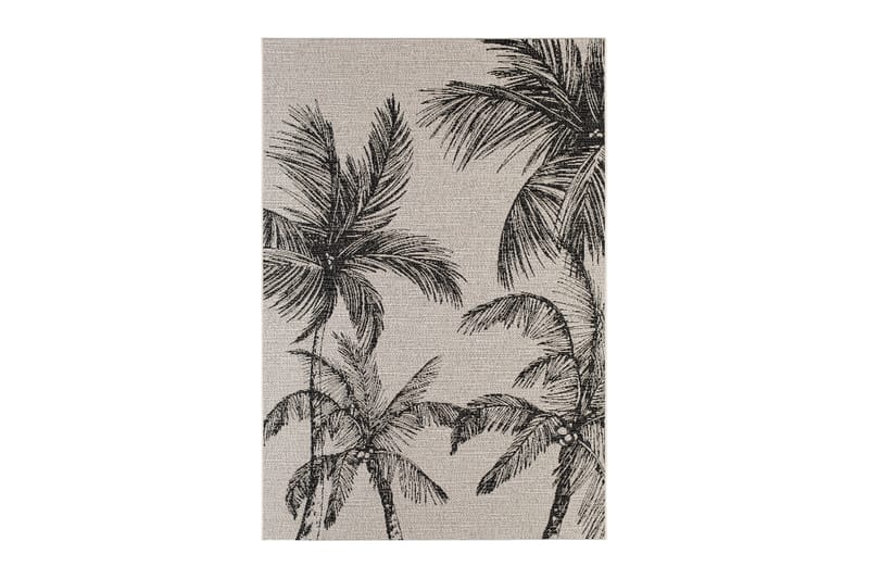 Utendørsmatte Bahamas Palm 200x290 cm - Charcoal - Utendørs tepper - Balkongmatte & terassmatte