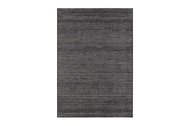 Utendørsmatte Palma Plain 160x230 cm - Svart - Utendørs tepper - Balkongmatte & terassmatte