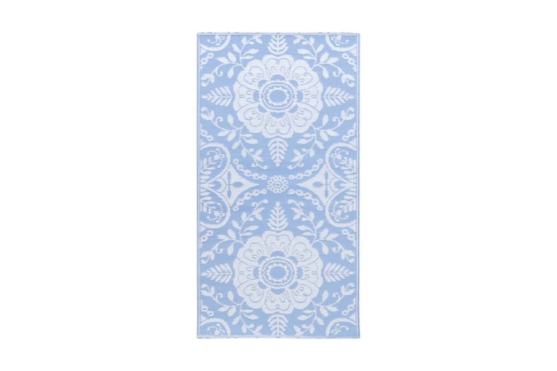 Uteteppe babyblå 160x230 cm PP - Utendørs tepper - Balkongmatte & terassmatte