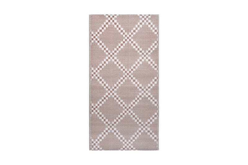 Uteteppe brun 160x230 cm PP - Utendørs tepper - Balkongmatte & terassmatte