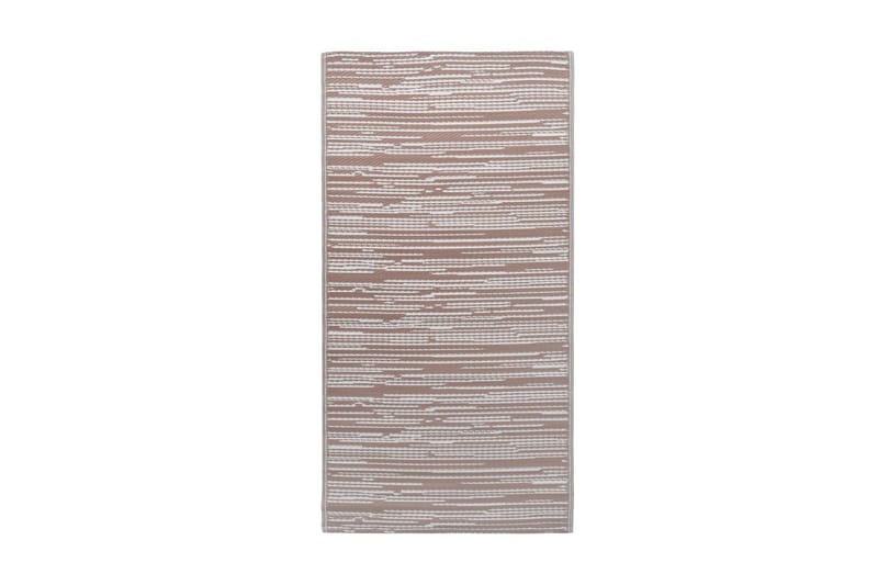 Uteteppe brun 190x290 cm PP - Balkongmatte & terassmatte - Utendørs tepper